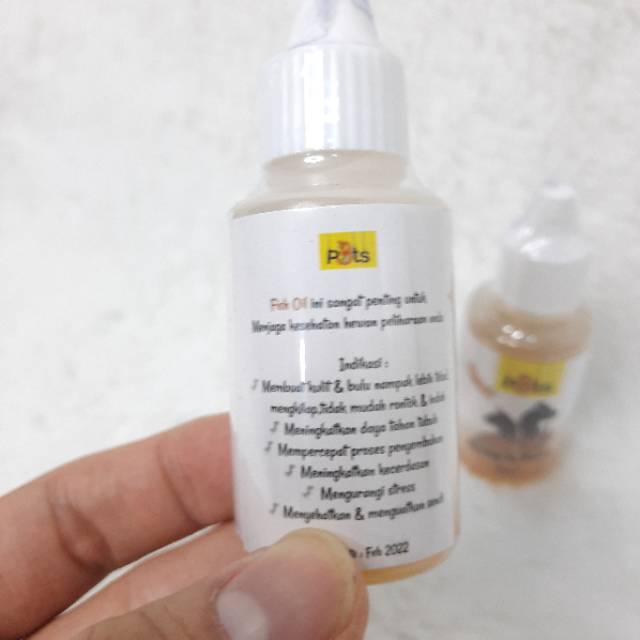 p3ts obat minyak ikan fish oil botol kucing dan anjing 30ml