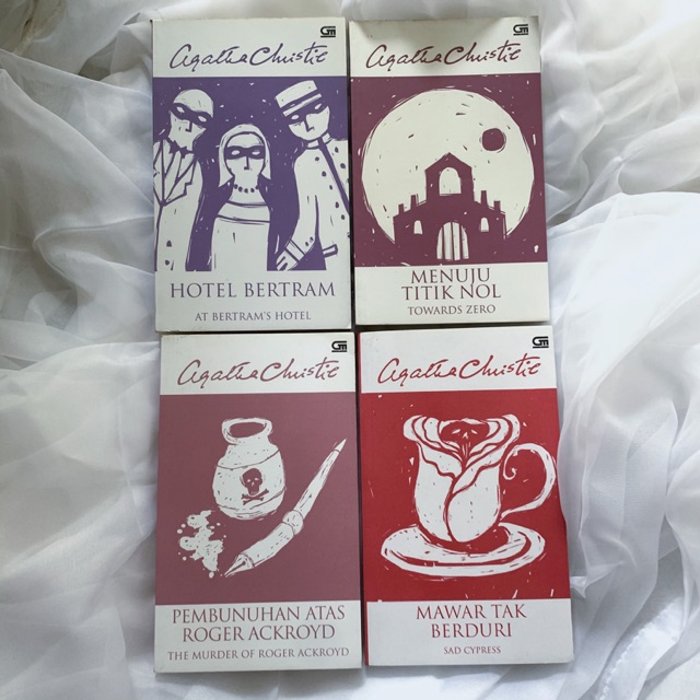 [BEKAS‼️] BUNDEL BUKU AGATHA CHRISTIE (4 BUKU)