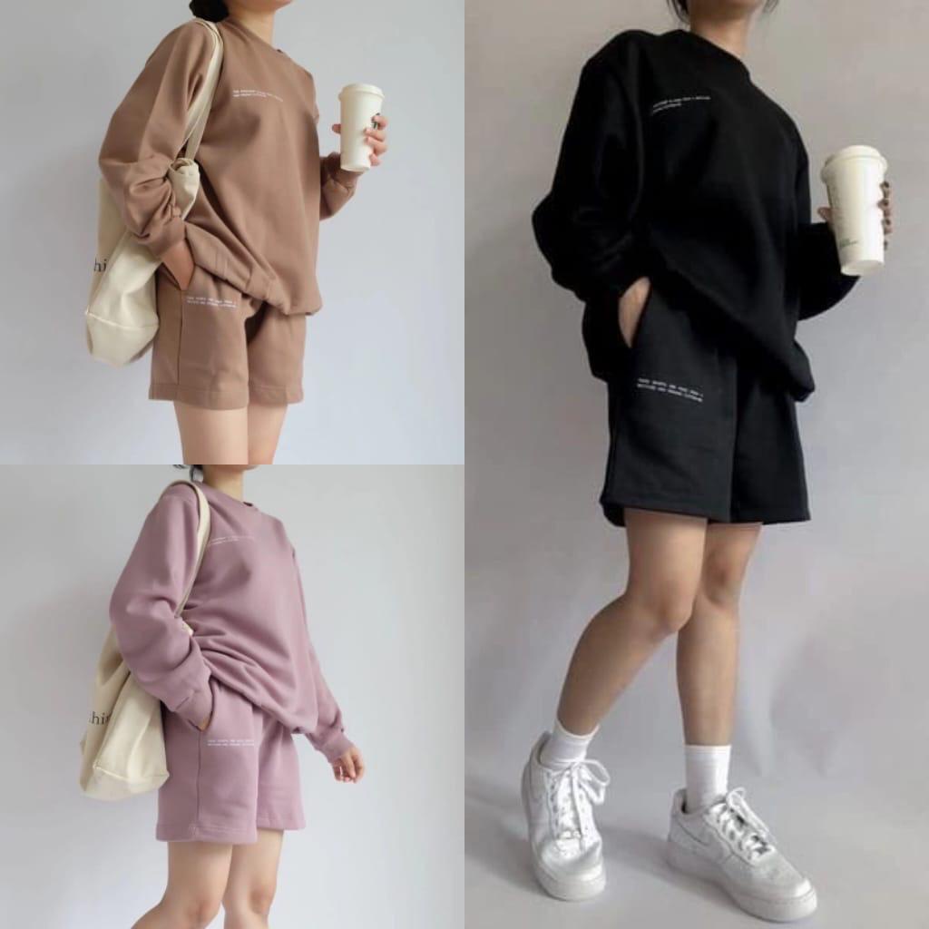 Sweater Celana One set Morra