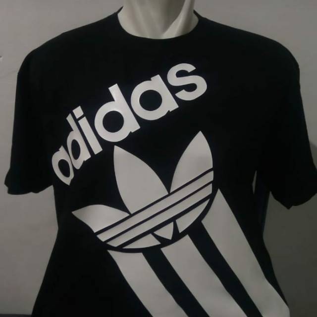 Tshirt baju  kaos ADIDAS  STRIPED HORIZONTAL Shopee Indonesia