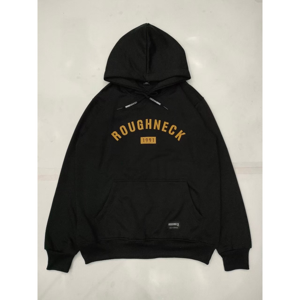 Jaket Hoodie Roughneck  Black sig Gold Pria Wanita Premium -  - roughneck- hoodie roughneck