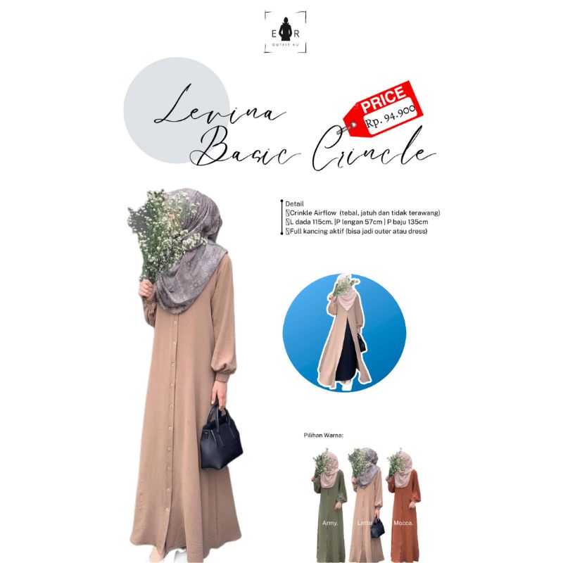 Levina Basic Crinkle Dress