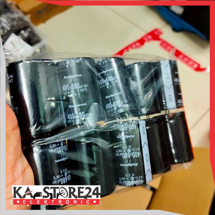 Elco 680uf 400v nichicon asli