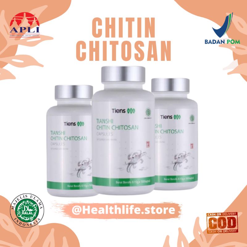 CHITIN CHITOSAN CAPSULES TIENS ORIGINAL