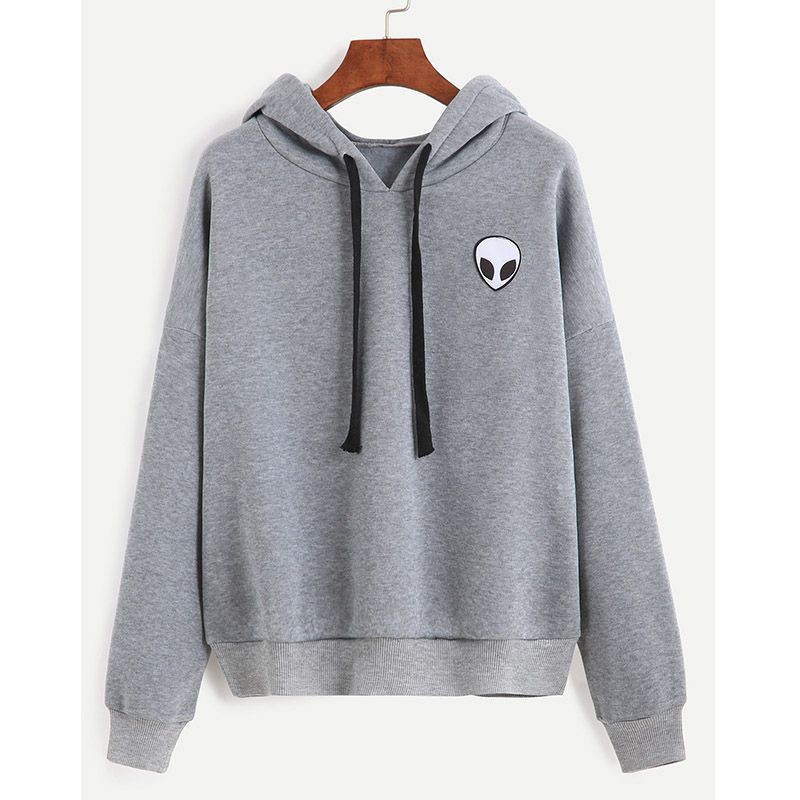 Jaket Wanita Jaket Hoodie Sweater ALIEN Luar Angkasa Terbaru