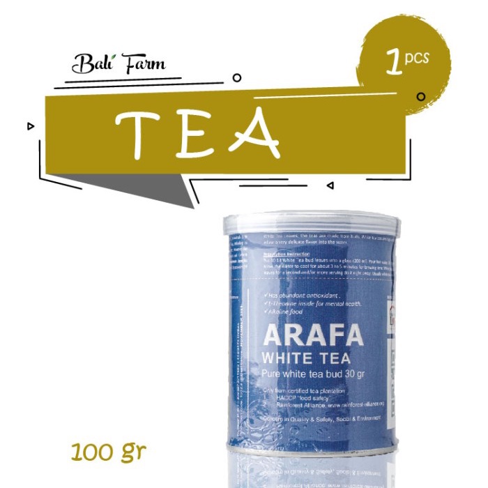 

(BISA COD) Bali farm Arafa White Tea