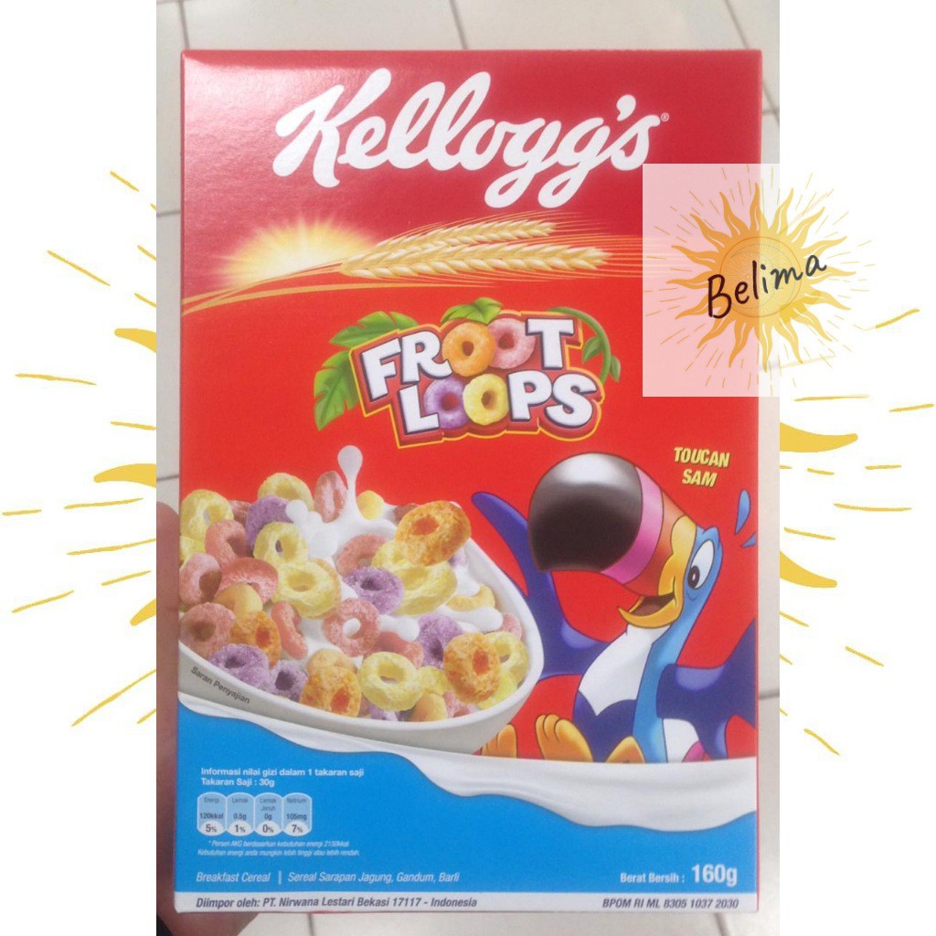

Kellogg's Froot Loops Sereal 160gr