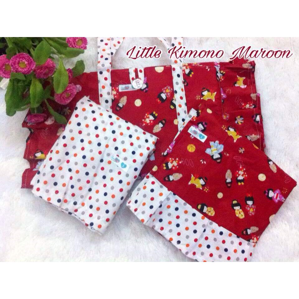 Funkids Mukena Anak Little Kimono Maroon
