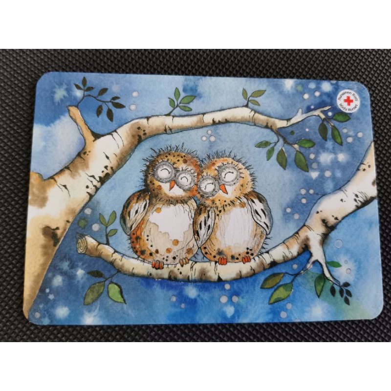 

kartu pos burung hantu/owl postcard