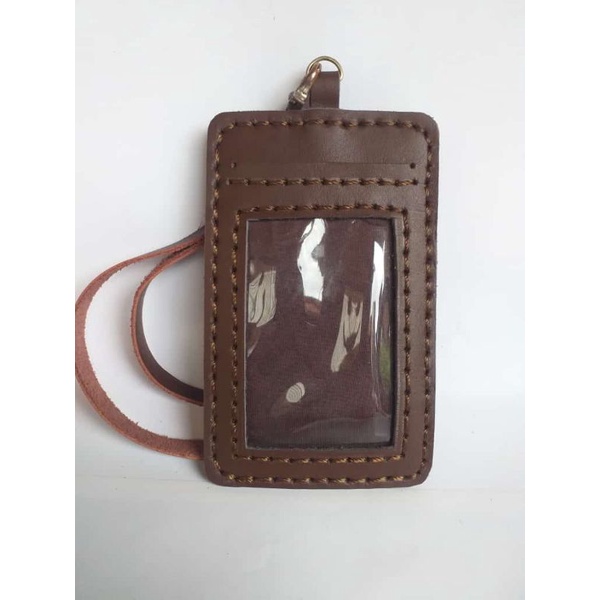 

Name Tag Gantungan/ID Card Holder Kulit Asli Full Up