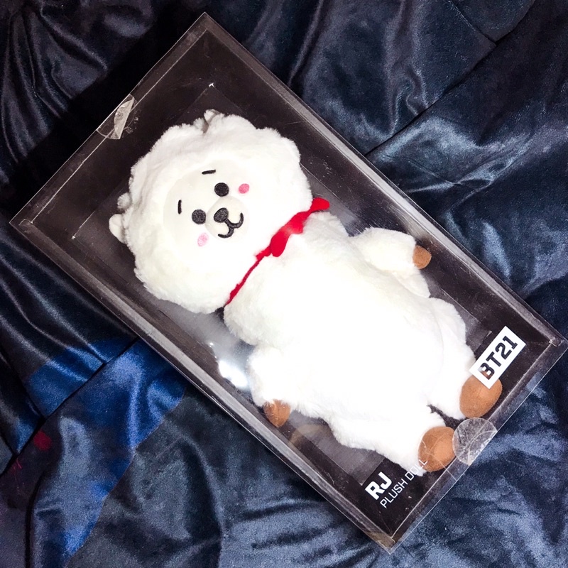 BOOKED BTS BT21 OFFICIAL RJ STANDING PLUSH DOLL