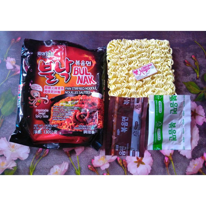 Samyang paldo bulnak boncabe mie goreng mi pedas hot ramen noodle samyang cheese carbonara halal murah