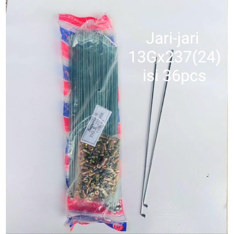 JARI JARI SEPEDA 13G X 237 MINI 13G X 24 SUPERIOR 36PCS