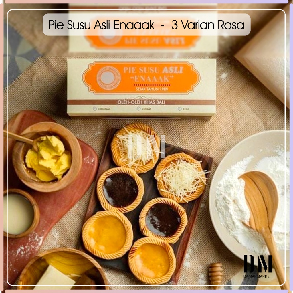 

Pie Susu Enaak Enaaak Enak Enaaaak Kue Oleh-oleh Khas Bali Camilan Original Kacang Keju Coklat Isi 10 20 25 50 Pcs Dus Box Kardus