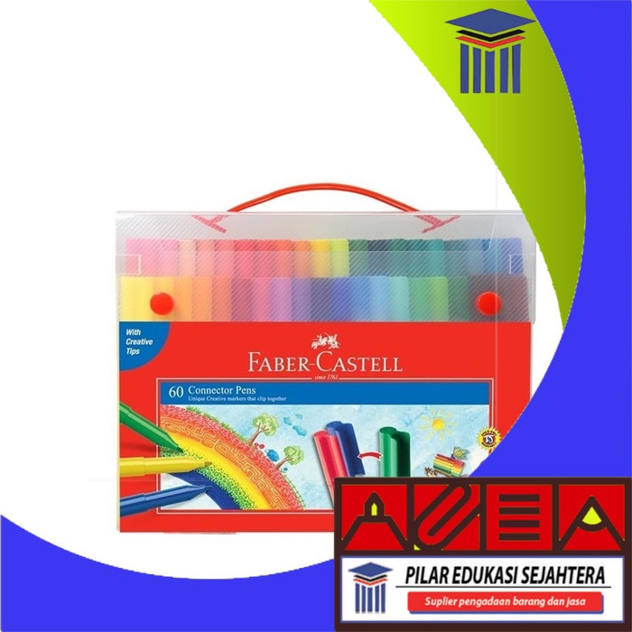 

CONNECTOR PEN / SPIDOL FABER CASTELL 60 WARNA MURAH