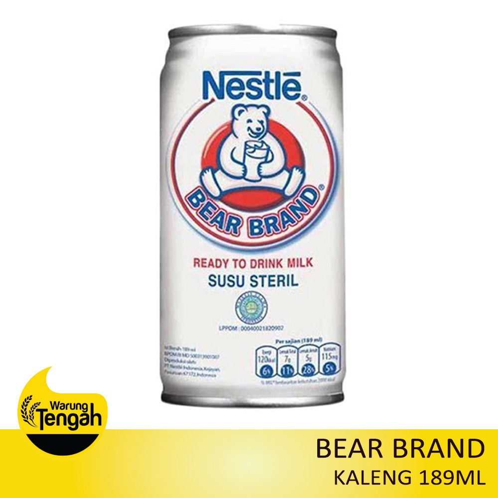 

[CAN] Nestle Bear Brand Kaleng 189ml