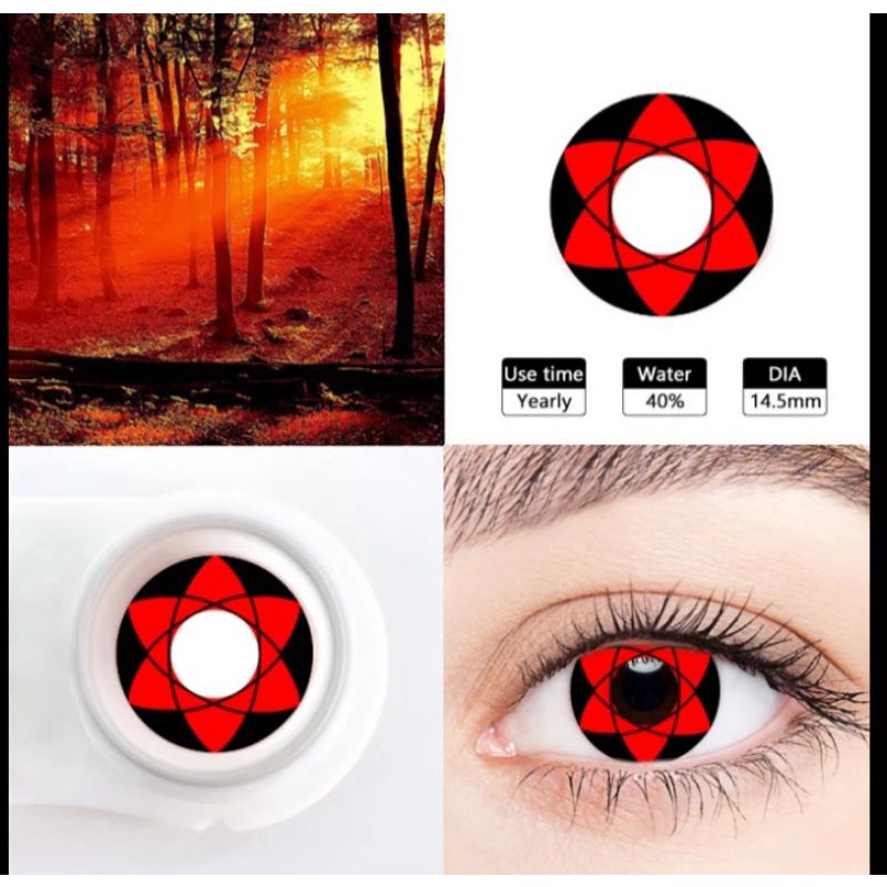 Softlens anime cosplay karakter naruto halloween