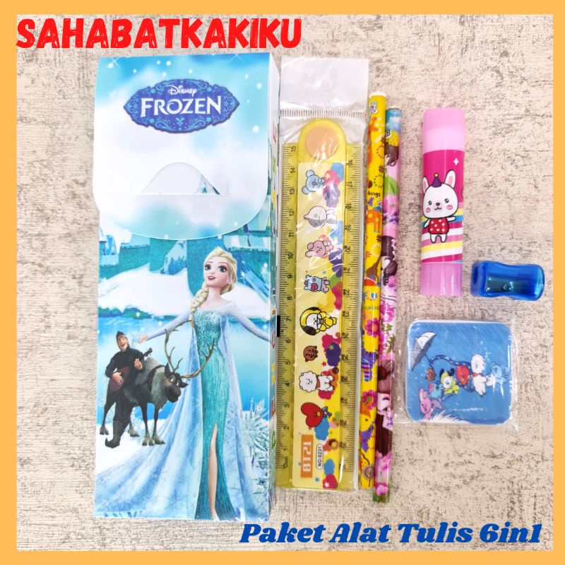 

Paket Alat Tulis Anak Sekolah 6in1 / Alat Tulis Sekolah 5in1