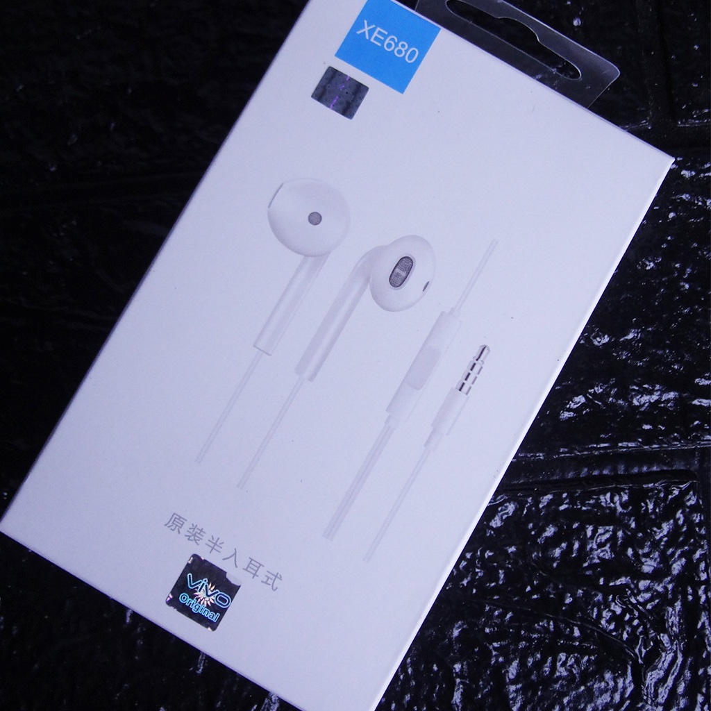 Handsfree ORIGINAL 100% VIVO XE680 Earphones / Headset