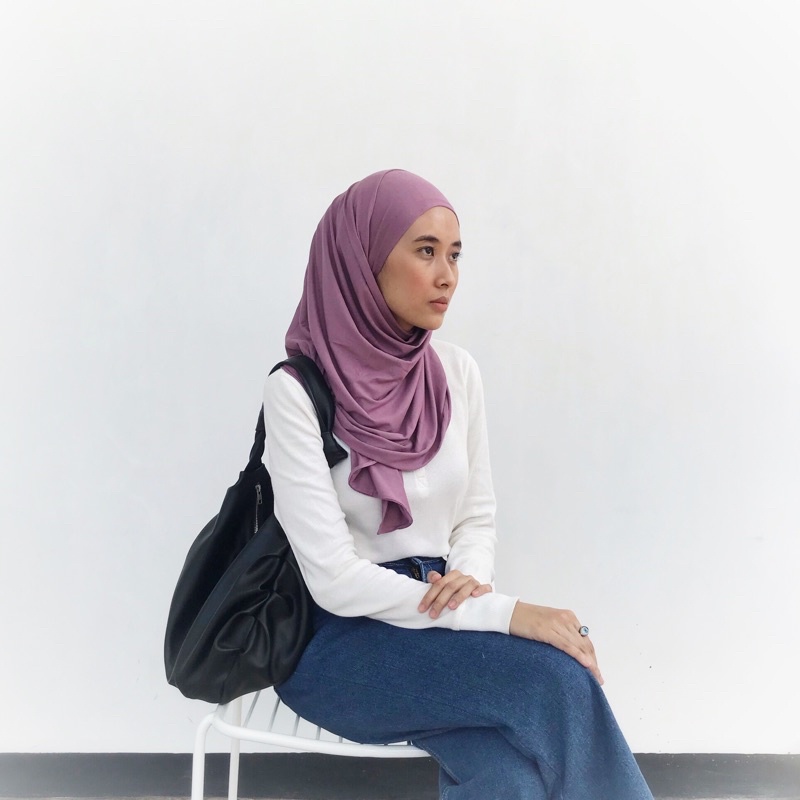 HANA PASHMINA DUSTY PURPLE (Rayon)