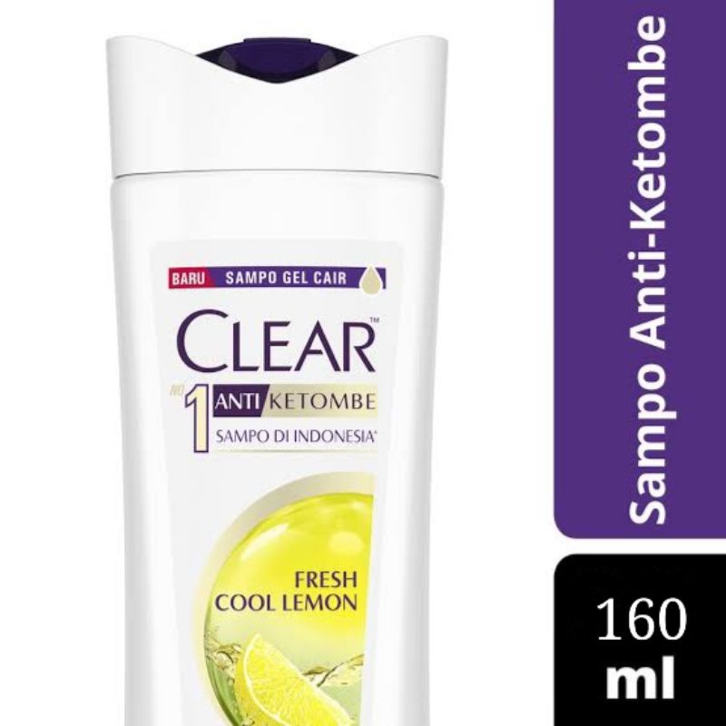 Clear Shampo Fresh Cool Lemon 160ml