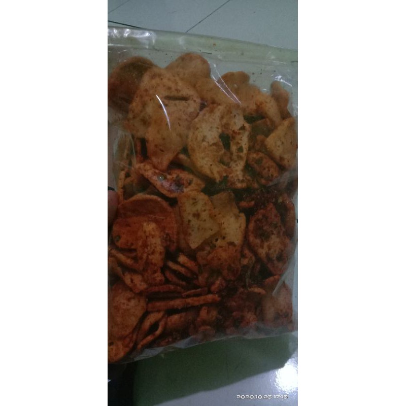 

keripik basreng pedas 500gr