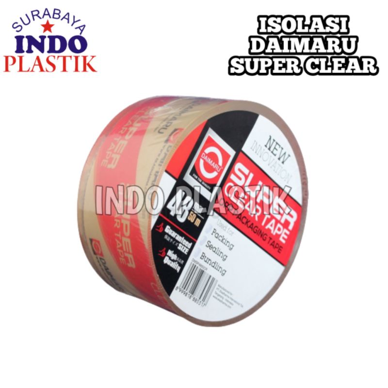 

lakban daimaru super clear single pack 48mm x 50 meter opp transparant