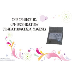 Chip Toner For HP Laserjet CP1411 CP1412 CP1413 CP1415 CP1416 CP1417 CP1418 CE323A CE323 Magenta