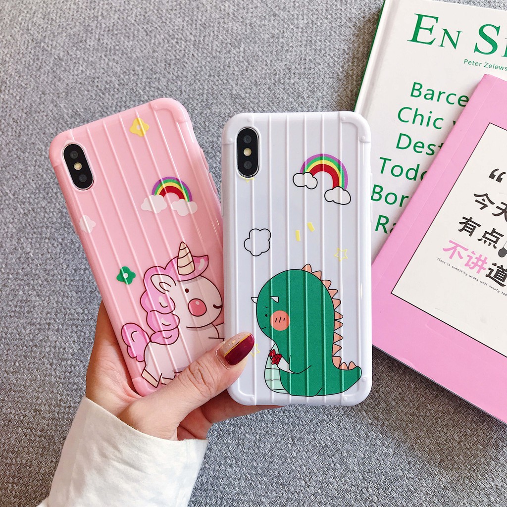 Casing Soft Case Tpu Motif Unicorn Untuk Iphone 6 6s 7 8 Plus X X Xr 11 Pro Max Max Shopee Indonesia