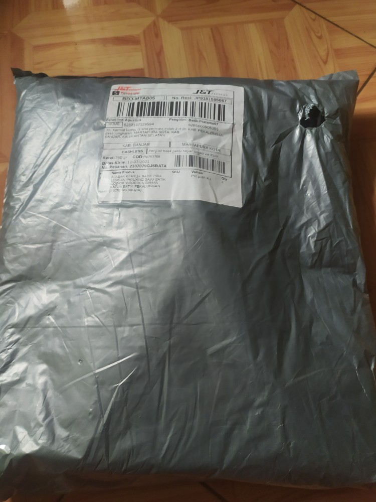 Atasan Kemeja Batik Pria Lengan Panjang Baju Batik Cowok Moderen Bahan Katun Batik Pekalongan