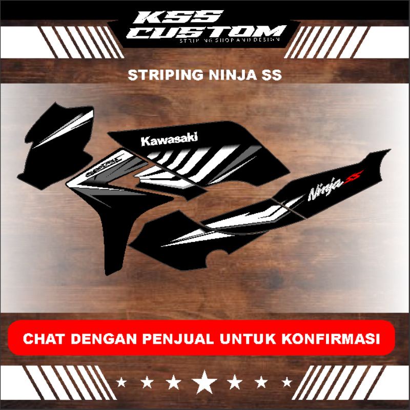 Striping ninja ss variasi - striping ninja 150 ss - les ninja ss variasi custom