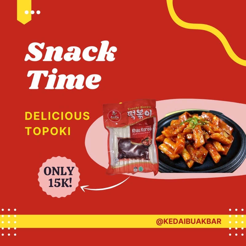 

TTEOKBOKKI / TOPOKKI HALAL KOFU INSTAN