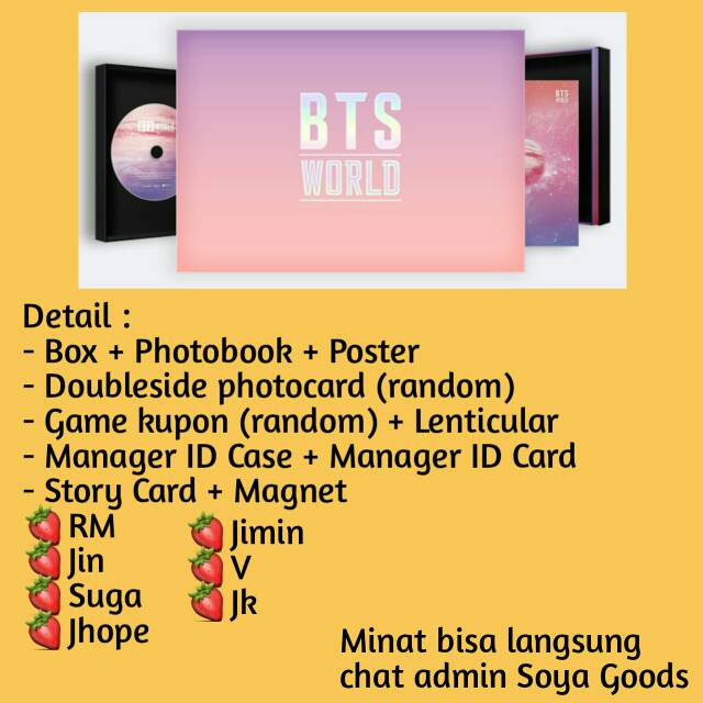 [SHARING GOODS] BTS WORLD LIMITED PACKAGE