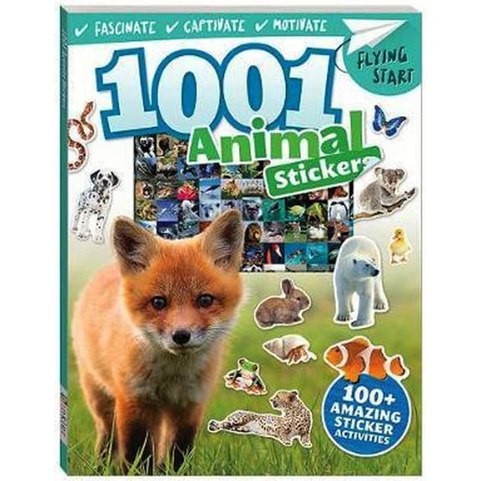 

Flying Start 1001 Animal Stickers Book