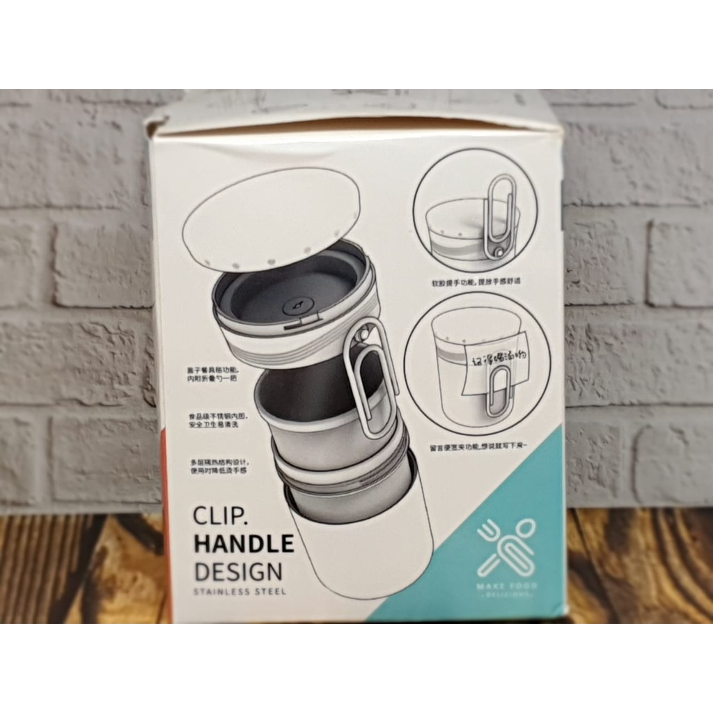 BABEE - TEMPAT SOP SOUP BUBUR STAINLES STEEL / WADAH KUAH TAHAN PANAS ANTI BOCOR FREE SENDOK