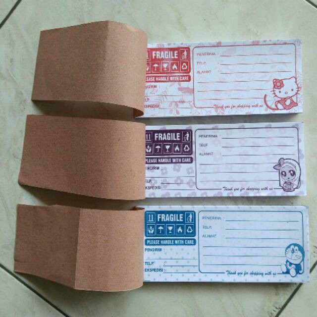 

LABEL PENGIRIMAN OLSHOP/KERTAS PENGIRIMAN OLSHOP ISI 50 LEMBAR