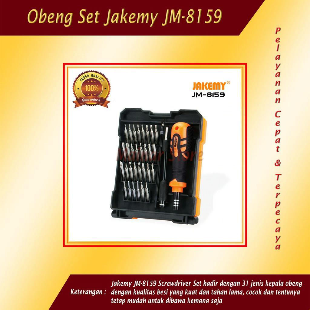 Jakemy 34 in 1 Obeng Set  JM 8159