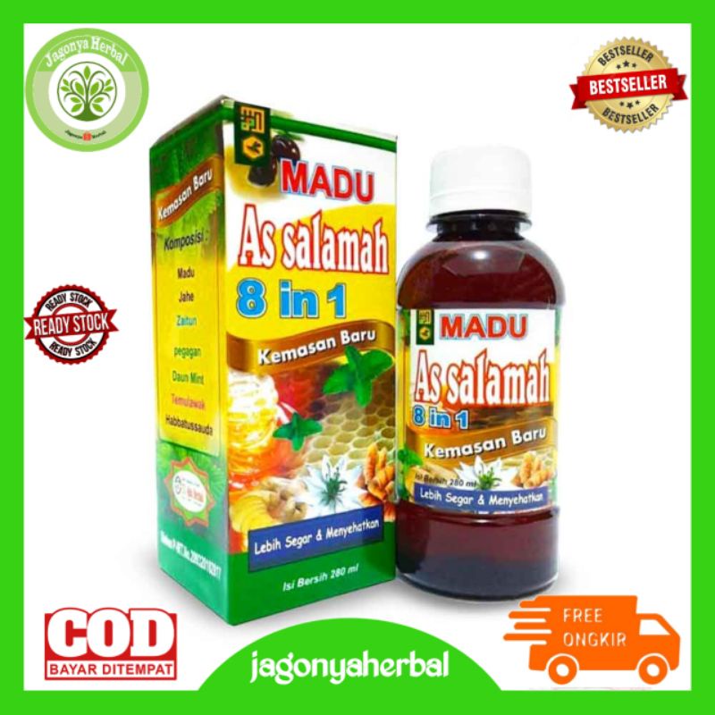 

MADU ASSALAMAH | 8 IN 1 | OBAT BATUK/FLU/DEMAM