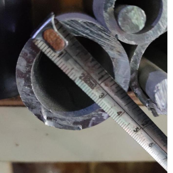 ❅ pipa aluminium od 38 mm x id 28 mm tebal 5mm alumunium ✵