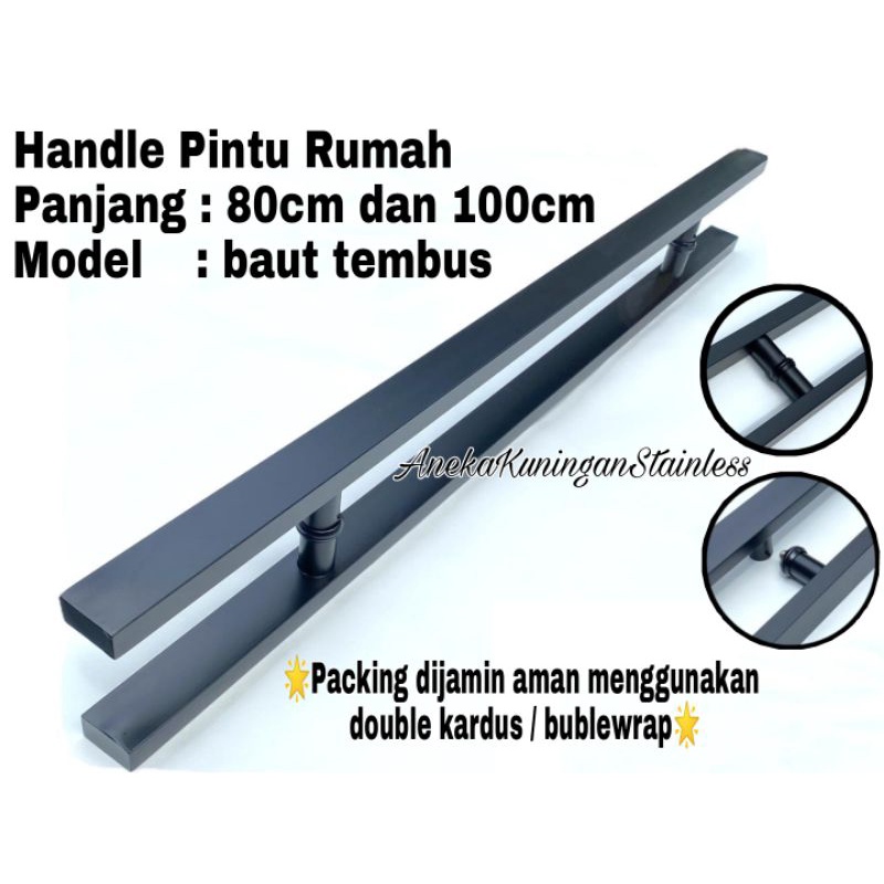 handle pintu / gagang pintu / gagang pintu rumah / handle pintu 80cm dan 100cm