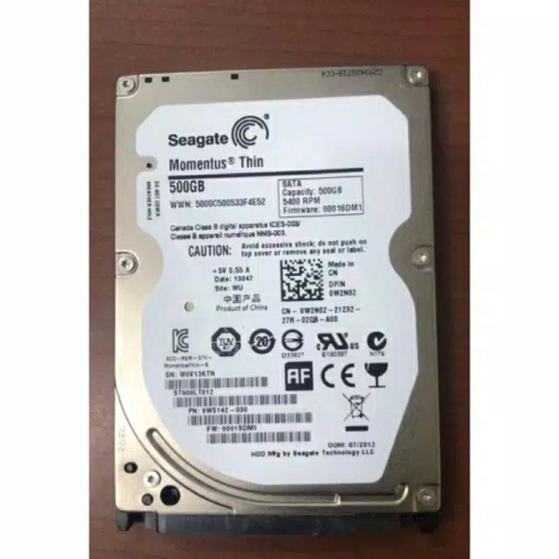 HDD LAPTOP 500GB SEAGATE
