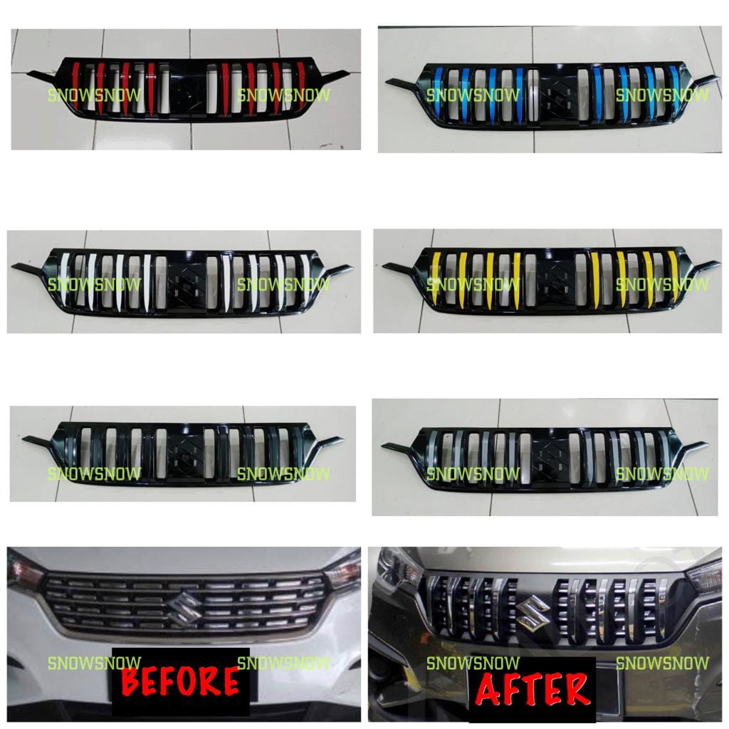 Grill Bumper Depan All New Ertiga 2018 2021 2022 2023 Appolo Hitam