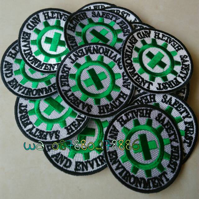 logo bordir Safety First bulat/LOGO K3