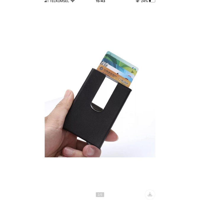 

Tempat Kartu Atm Dompet Kartu Kredit Credit Card Holder+Jepit Uang Terlaris