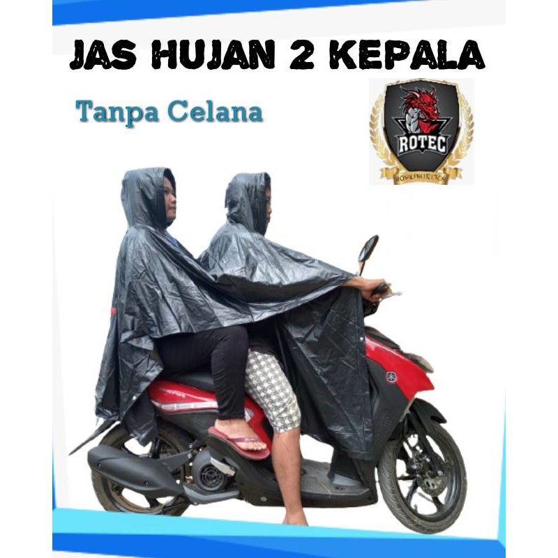 Jas Hujan Ponco 2 Kepala Rotec