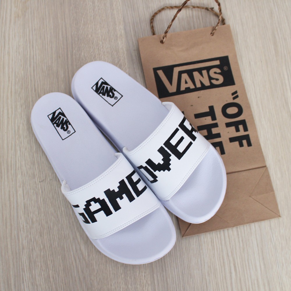 Sendal Selop Pria Vans Marvel Game Over / Sandals Slop / Sendal Selop Termurah - PUTIH