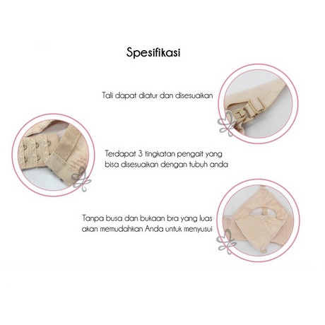 Bra Bh Menyusui Tanpa Busa Tanpa Kawat Bra Maternity Nursing Bra-4