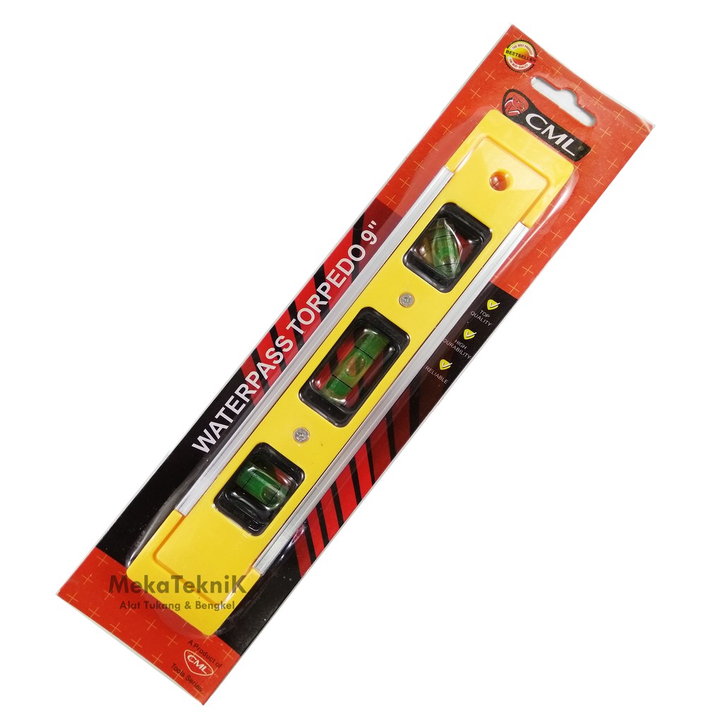 WATERPASS TORPEDO 9 INCH CAMEL / WATERPASS MAGNET / TORPEDO LEVEL