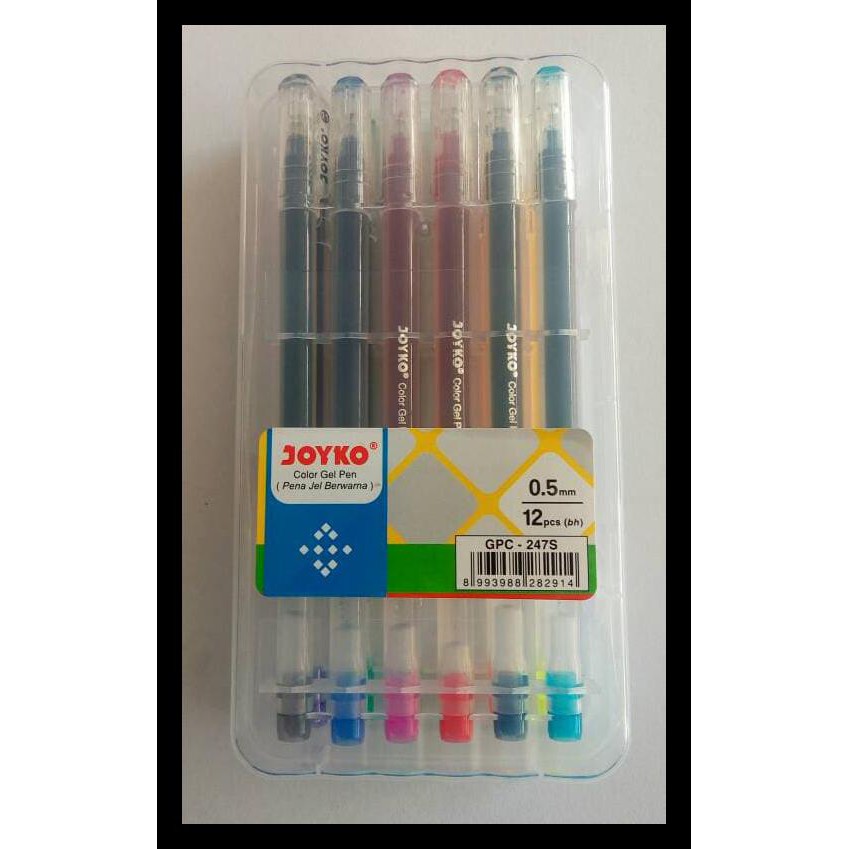 

Hot Product Pulpen Gel Warna Joyko Gpc-247S ( Set / Pack) Terjamin