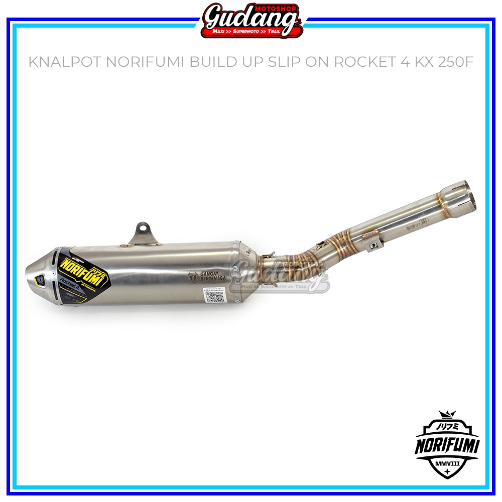 Knalpot Norifumi Bulid Up Slip On Rocket 4 KTM 250 SX-F KX 250F YZ 250F Original Norifumi